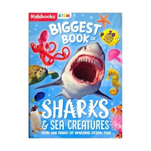 [특가] Biggest Book of Sharks and Sea Creatures (Paperback)