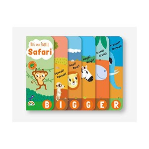 [특가] Big and Small - Safari (Board book, 영국판)