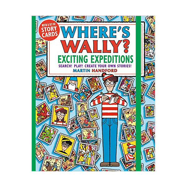 [특가] Where's Wally? Exciting Expeditions : Search! Play! Create Your Own Stories! (Paperback)