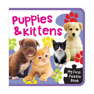 [특가] EVA Mini Puzzle Book Puppies & Kittens (Board book, 영국판)