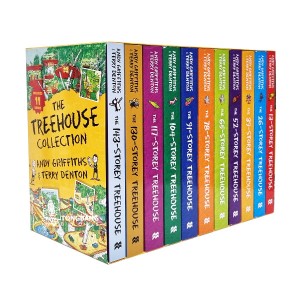 ★Treehouse★[특가세트] 나무집 13-143층 : The 13-143 Storey Treehouse 11 Books Boxed Set (Paperback, 영국판) (CD미포함)