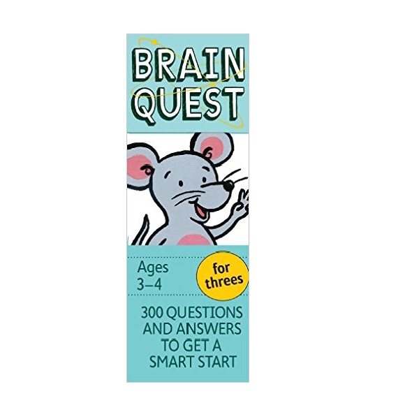[특가] Brain Quest for threes : 300 Questions and Answers to Get a Smart Start (Paperback, 4th Cards Revised Edition)