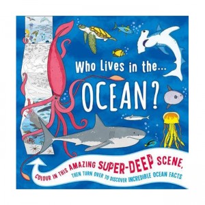 [특가] Giant Colouring Frieze : Who Lives in the...Ocean? (Hardcover, UK)