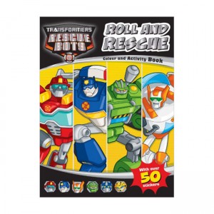 [특가] Transformers Rescue Bots Colour and Activity Roll and Rescue!(Paperback, UK)