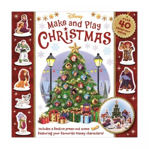 [특가] Disney: Make and Play Christmas (Board book, UK)