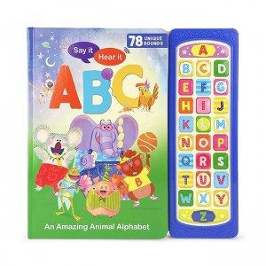 [특가] Say It Hear It ABC Animals - 26-Button Board Sound Book (Board book)