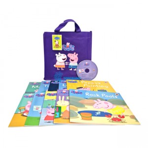 [특가세트] Peppa Pig Purple Bag 10 Books Set (Paperback + CD, 영국판)