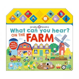 [특가] What Can You Hear: On the Farm (Sound book, Board book)