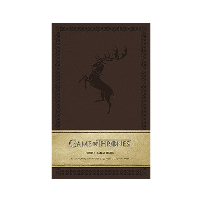 Game of Thrones: House Baratheon Hardcover Ruled Journal (Large)