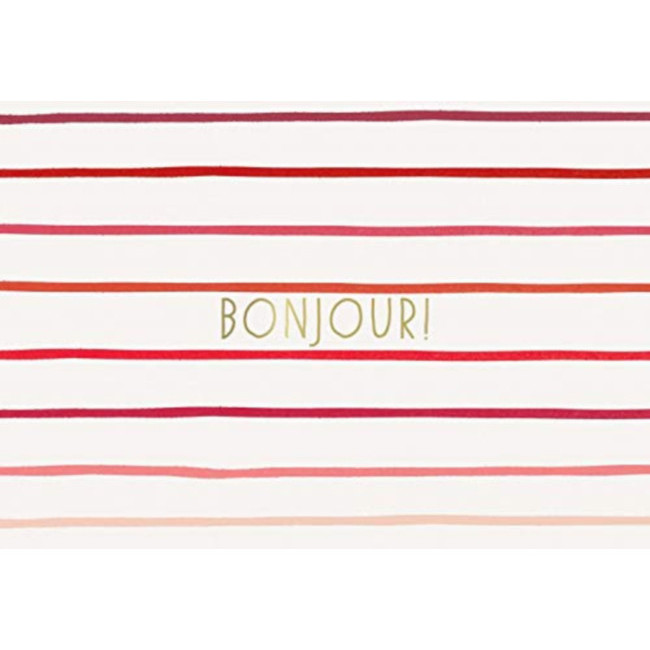 Paris Street Style Notecards: Bonjour!