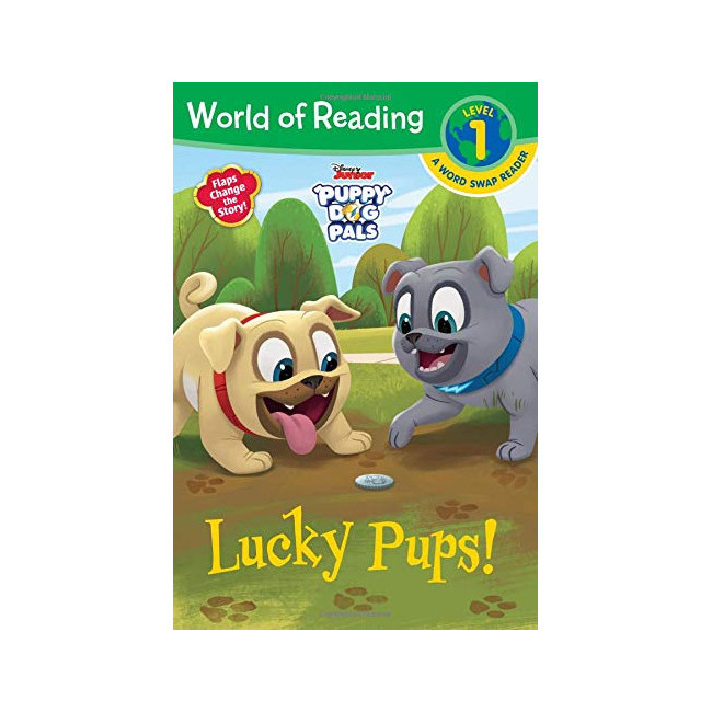 World of Reading: Puppy Dog Pals Lucky Pups (Level 1 Word Swap Reader) - World of Reading