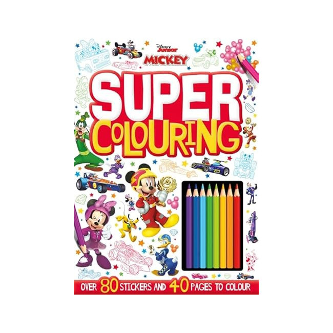 Disney Junior Mickey and the Roadster Racers: Super Colouring