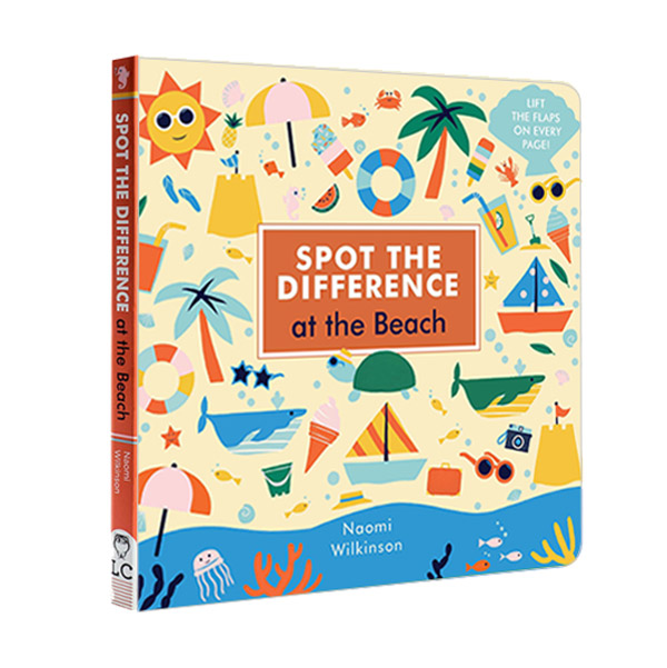 Spot the Difference : At the Beach (Board book, 영국판)