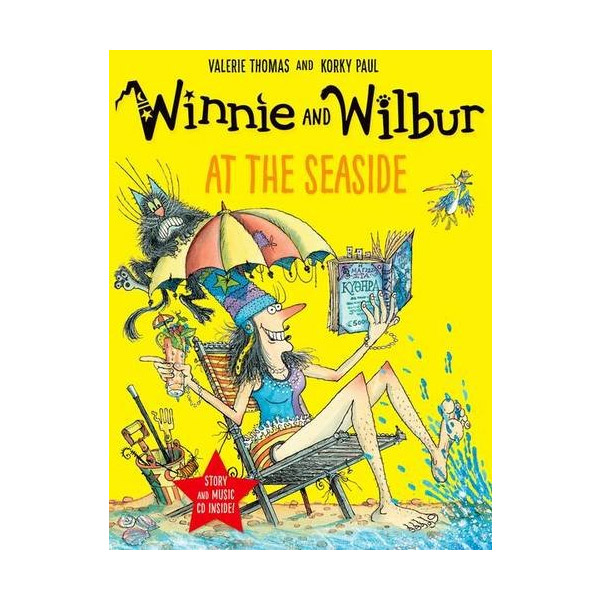 Winnie and Wilbur : At the Seaside (Paperback & CD)
