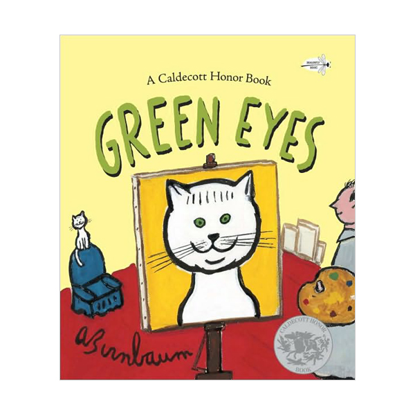 [1954 칼데콧] Green Eyes : 하양 고양이 초롱이 (Paperback)