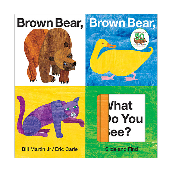[★추천작가] Brown Bear, Brown Bear, What Do You See? : Slide and Find (Board Book)