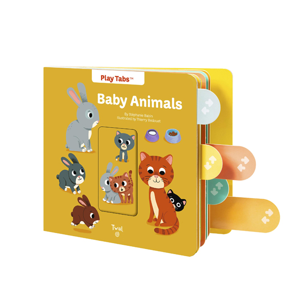  PlayTabs : Baby Animals (Board book)