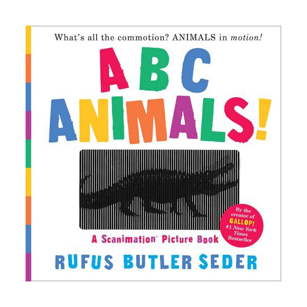 ABC Animals! : A Scanimation Picture Book (Hardcover)