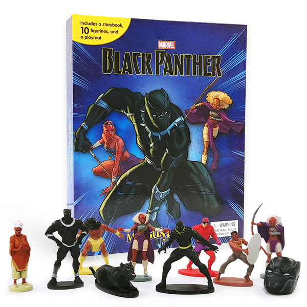 My Busy Books : Marvel Black Panther (10 figures/Hardcover)
