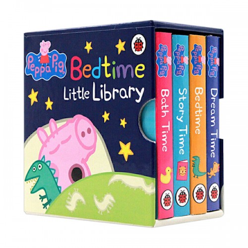 Peppa Pig : Bedtime Little Library (Mini Board book, 4종, 영국판) (CD미포함)
