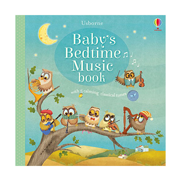 [적립금 3배★] Usborne : Baby's Bedtime Music Book (Sound Board book, 영국판)