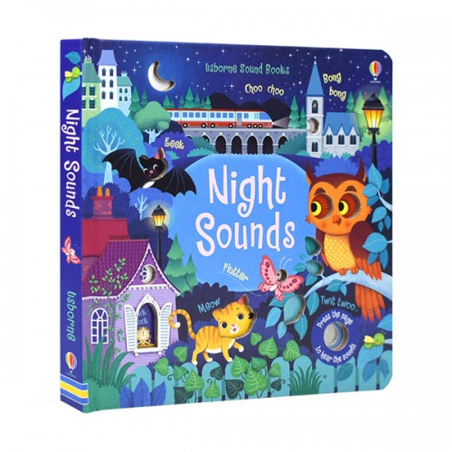 ★어스본★Usborne Sound Books : Night Sounds (Board book, 영국판)