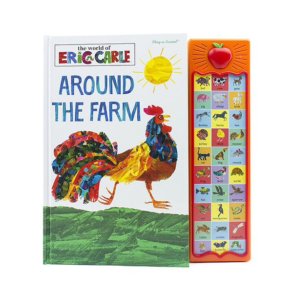  World Of Eric Carle : Around The Farm (Hardcover, Sound Book )