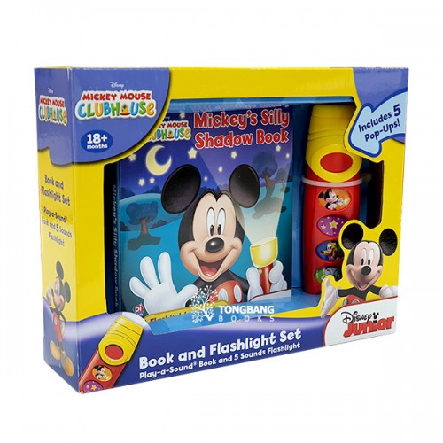 Mickey's Silly Shadow Book : Book & Flashlight Set (Board Book, Sound Book)