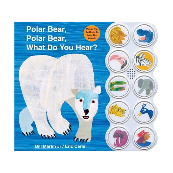 [★추천작가]  Polar Bear, Polar Bear What Do You Hear? (Sound Board Book)