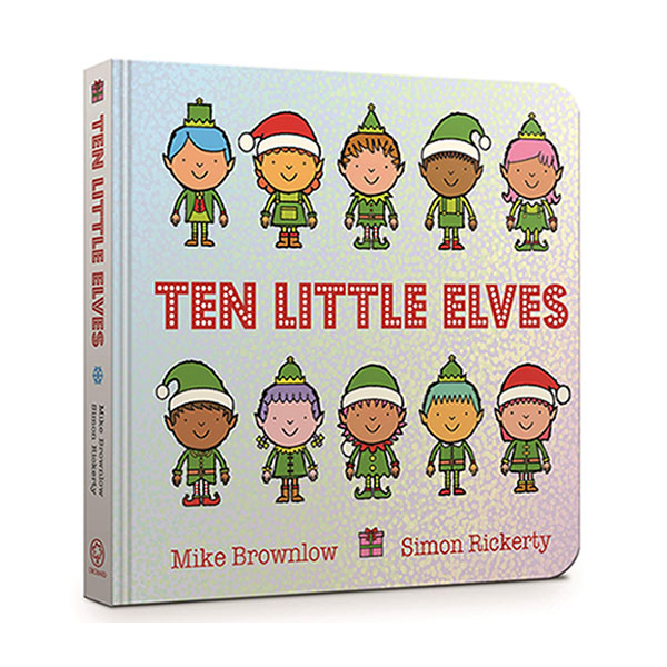 Ten Little Elves (Board Book, 영국판)