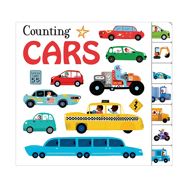 [★탈것]Counting Collection : Counting Cars (Board book)