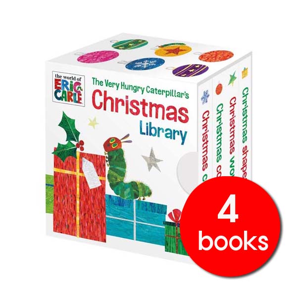 The Very Hungry Caterpillar’s Christmas Library (Board book, 영국판)