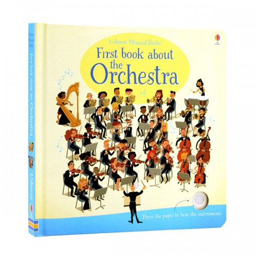 ★어스본★Usborne Musical Books : First Book About The Orchestra (Sound Board Book, 영국판)