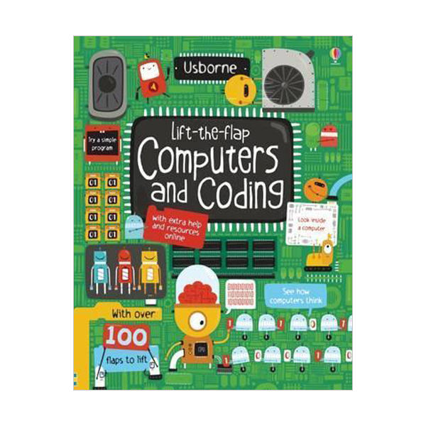 Usborne Lift the Flap : Computers and Coding (Board book, UK)