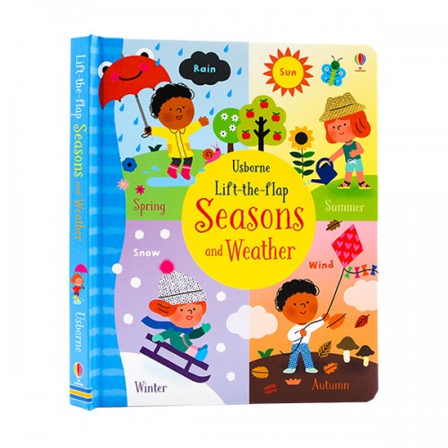 ★어스본★Usborne Lift the Flap : Seasons and Weather (Board book, UK)