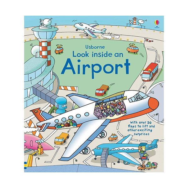 ★어스본★Look Inside : an Airport (Board book, 영국판)