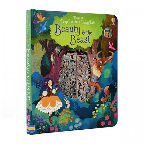 ★어스본★Usborne Peep Inside a Fairy Tale : Beauty & The Beast (Board book, UK)
