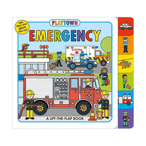 [★탈것]Playtown : Emergency (Board book)