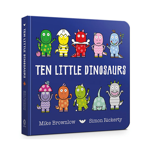 Ten Little Dinosaurs (Board Book, 영국판)