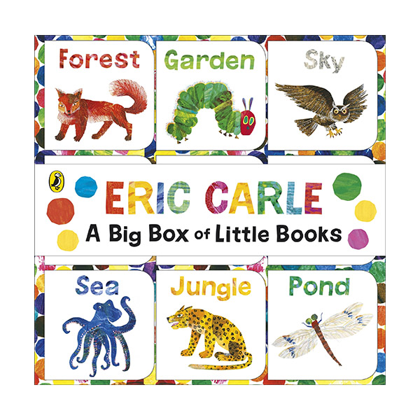 [★추천작가]  The World of Eric Carle: Big Box of Little Books (Boardbook, 영국판)