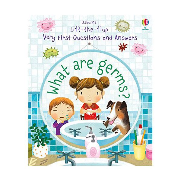 ★어스본★Very First Lift-the-Flap Questions & Answers : What are Germs? (Board book, 영국판)