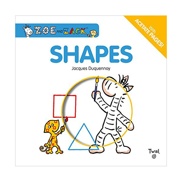 Zoe and Zack : Shapes (Board Book)