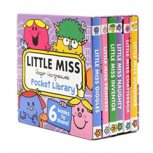 Little Miss : Pocket Library (Mini Board Book, 6종, 영국판) (CD미포함)