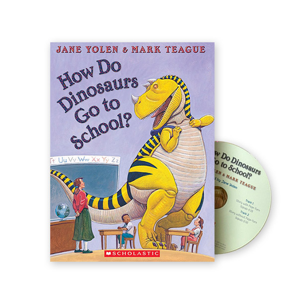 How Do Dinosaurs Go to School (Book & CD)