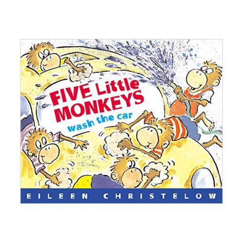 [★탈것]Five Little Monkeys Wash the Car (Paperback)
