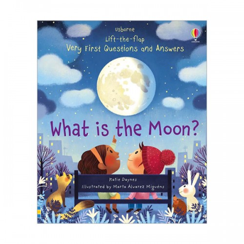 ★어스본★Very First Lift-the-flap Questions and Answers : What is the Moon? (Board book, 영국판)
