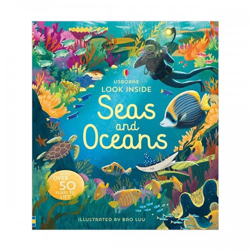 ★어스본★Look Inside : Seas and Oceans : 요리조리 열어 보는 바다 (Board book, 영국판)