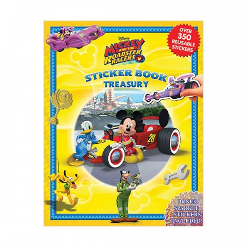 Sticker Book Treasury : Disney Mickey & the Roadsters (Paperback)