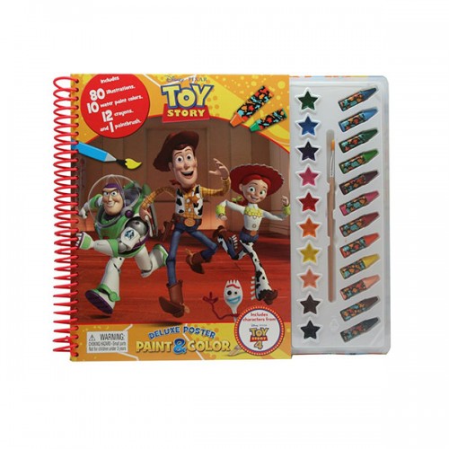 Disney Toy Story 4 Deluxe Poster Paint & Color (Paperback)