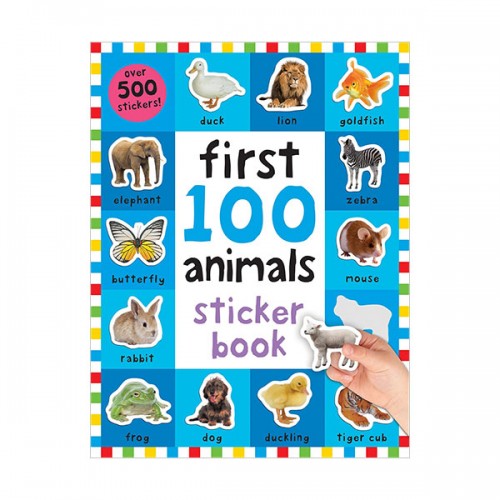 First 100 Animals Sticker Book (Paperback)